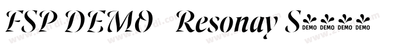 FSP DEMO   Resonay S字体转换
